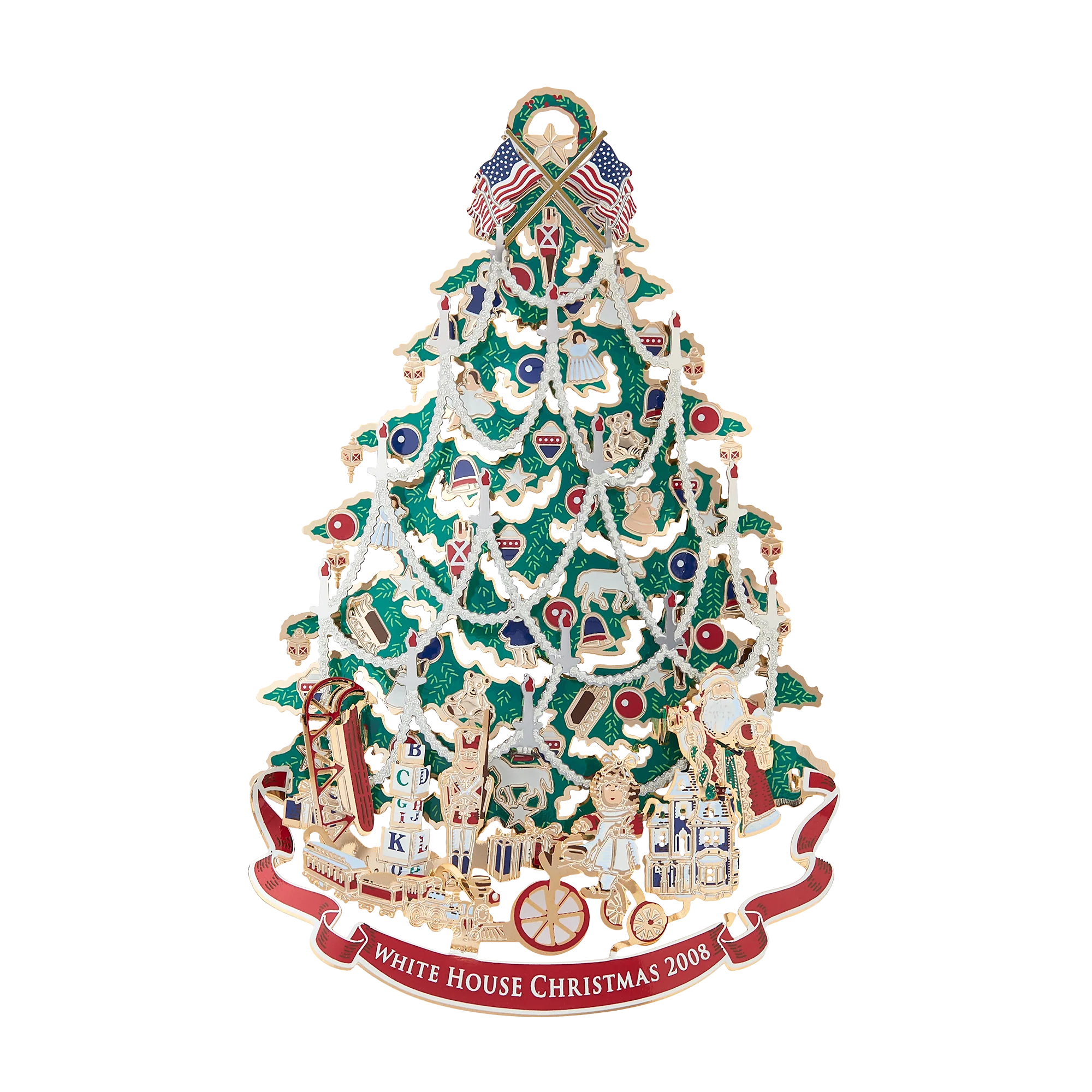 2008 White House Christmas Ornament, A Victorian Christmas Tree - Image 3
