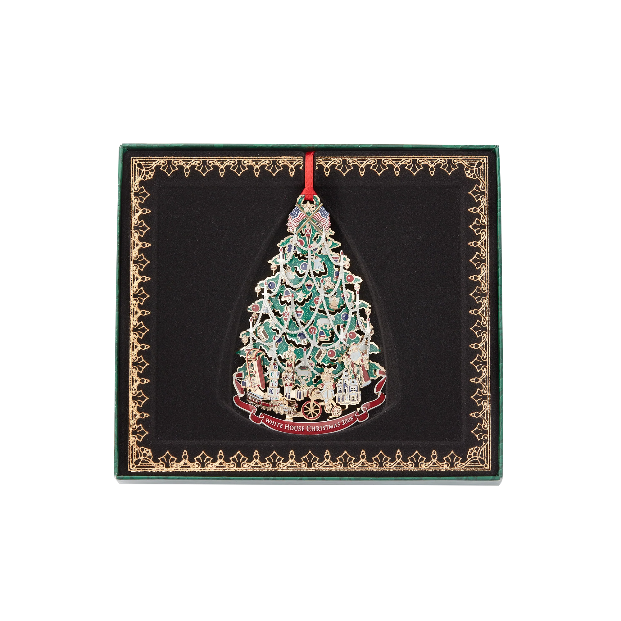 2008 White House Christmas Ornament, A Victorian Christmas Tree - Image 4