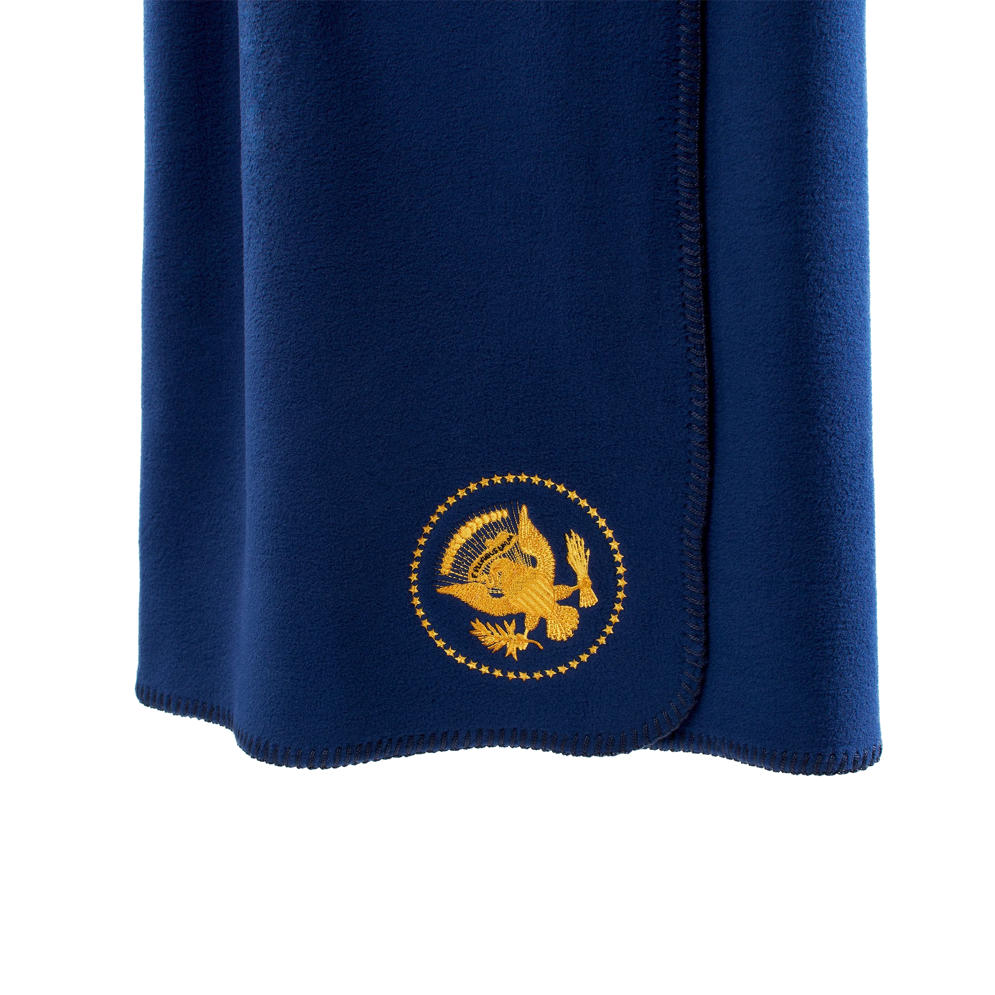 Navy Truman Seal Fleece Blanket - Image 4