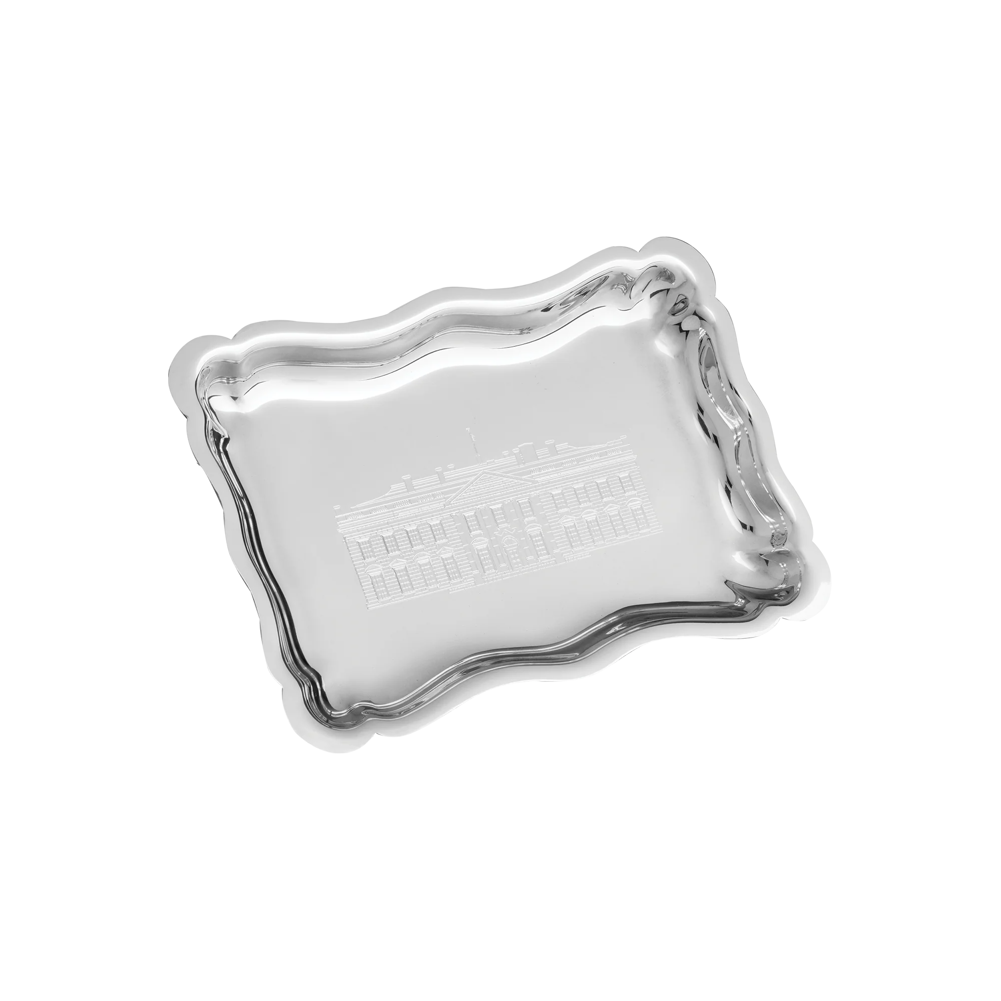 Salisbury White House Scalloped Tray - Image 3