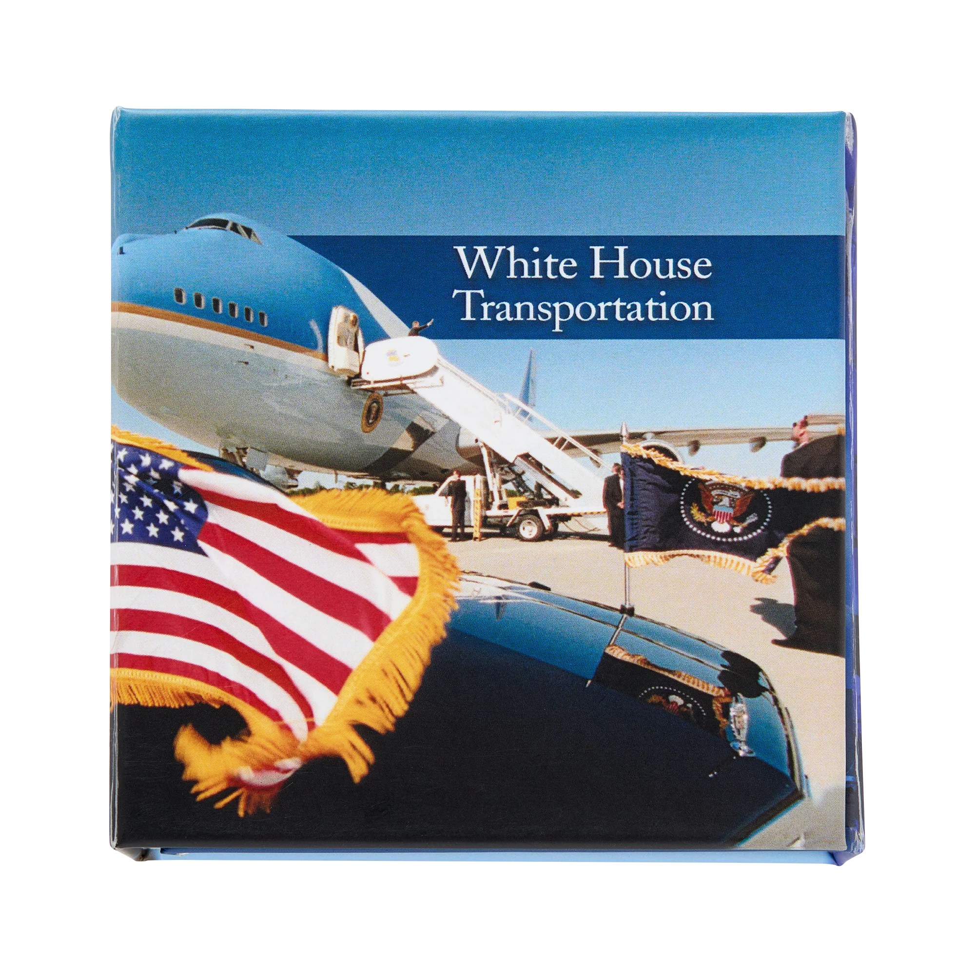White House Presidential Transportation Challenge Coin with Color Fill Sky - Image 4