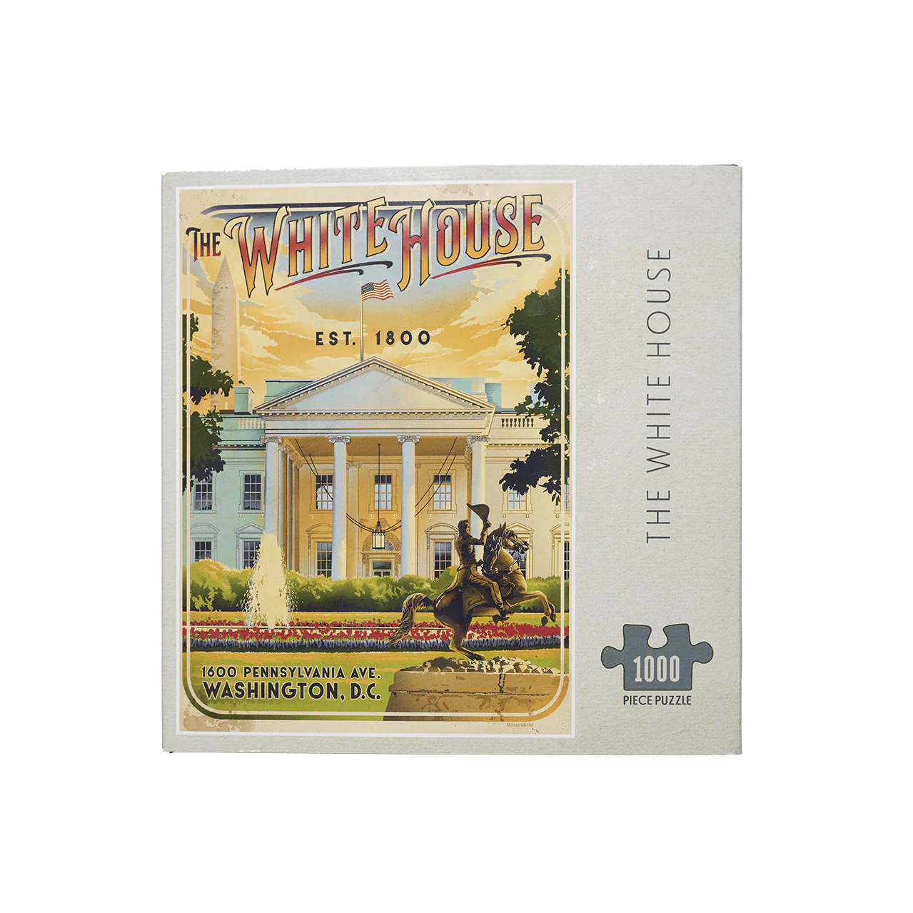 White House Vintage Graphic Puzzle - Image 3